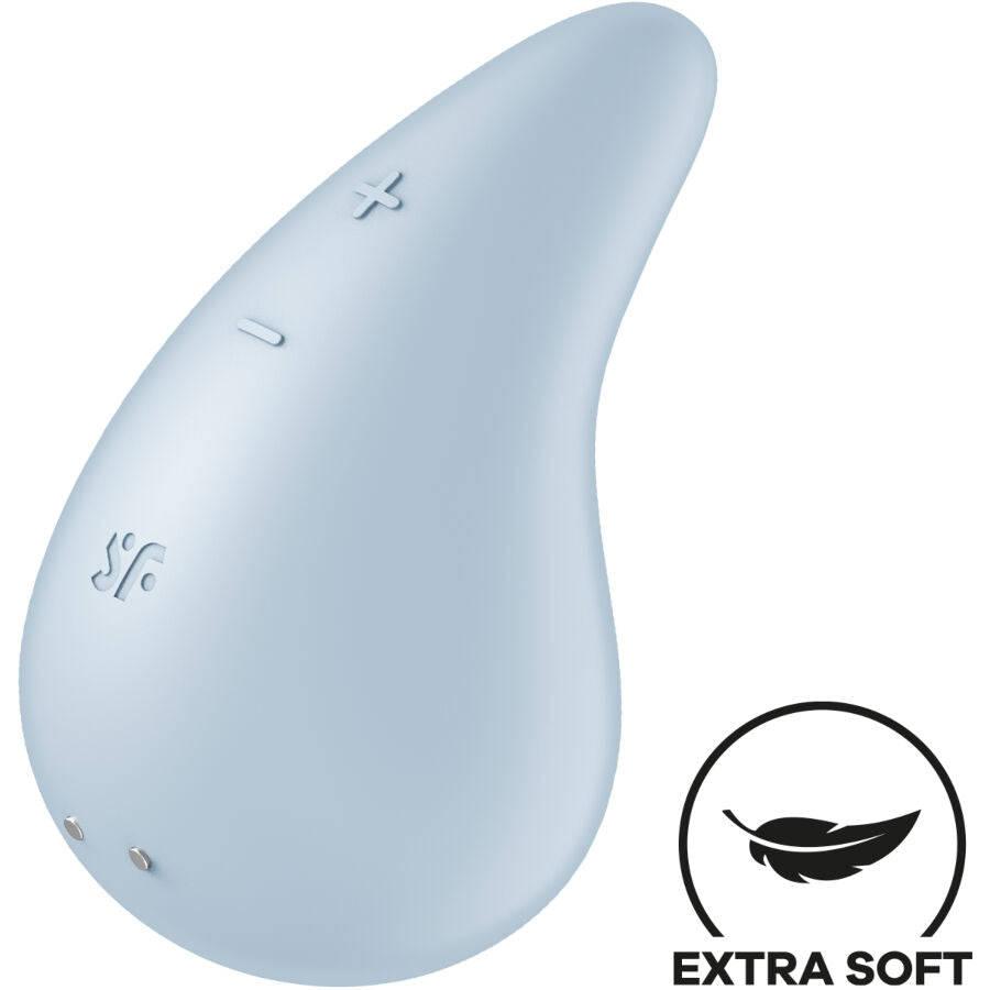 SATISFYER - VIBRATEUR DEW DROP LAY-ON BLEU SATISFYER LAYONS