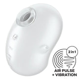 SATISFYER - CUTIE GHOST VIBRATEUR  POSER BLANC SATISFYER LAYONS