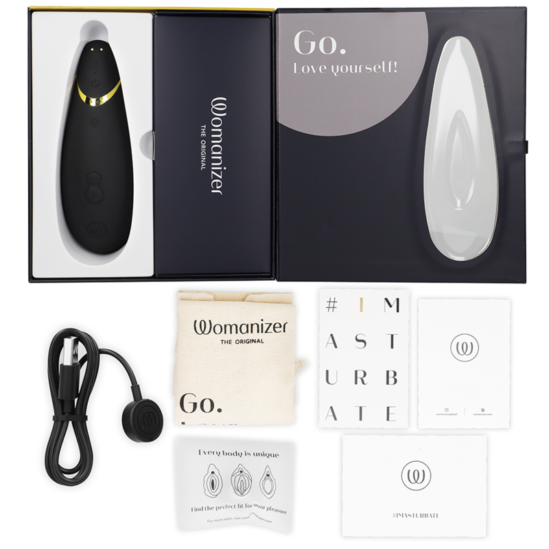Womanizer Premium 2 – Stimulateur clitoridien – Noir WOMANIZER