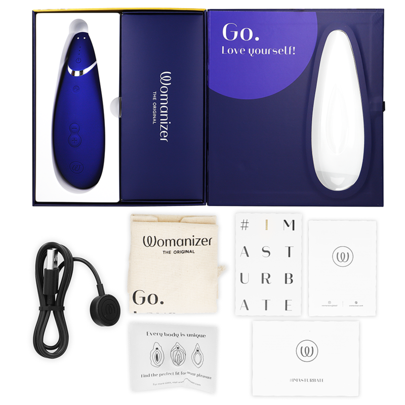 WOMANIZER - STIMULATEUR CLITORAL PREMIUM 2 BLUEBERRY WOMANIZER