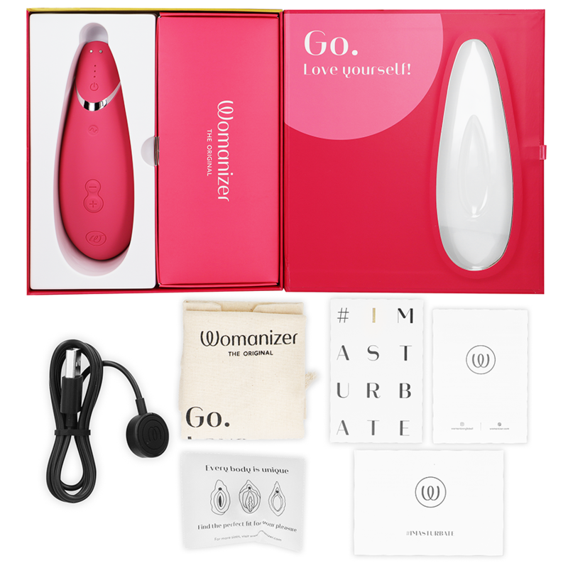 WOMANIZER - STIMULATEUR CLITORAL PREMIUM 2 FRAMBOISE WOMANIZER