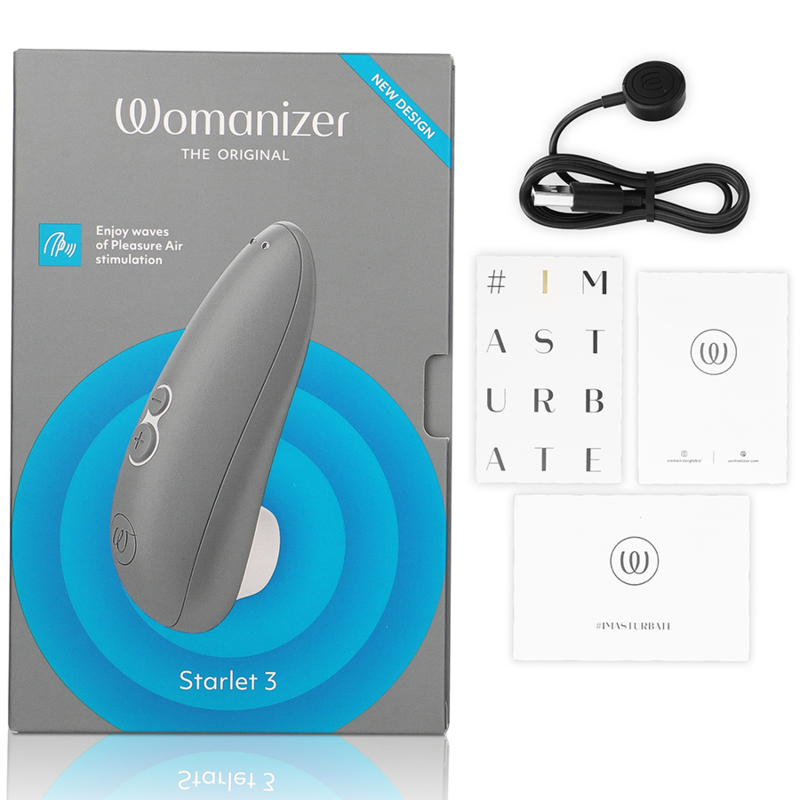 WOMANIZER - STIMULATEUR CLITORAL STARLET 3 GRIS WOMANIZER