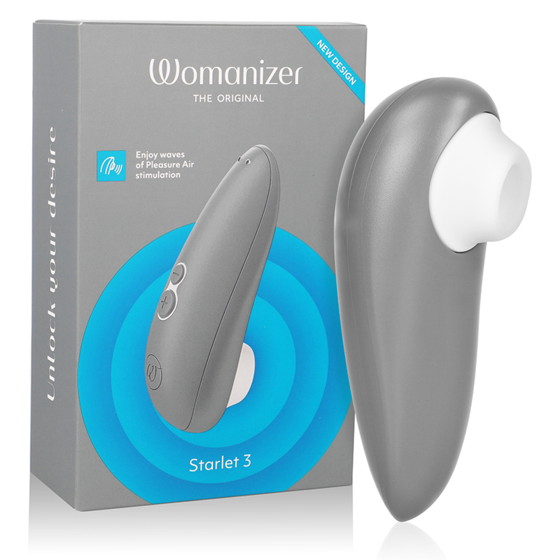 WOMANIZER - STIMULATEUR CLITORAL STARLET 3 GRIS WOMANIZER