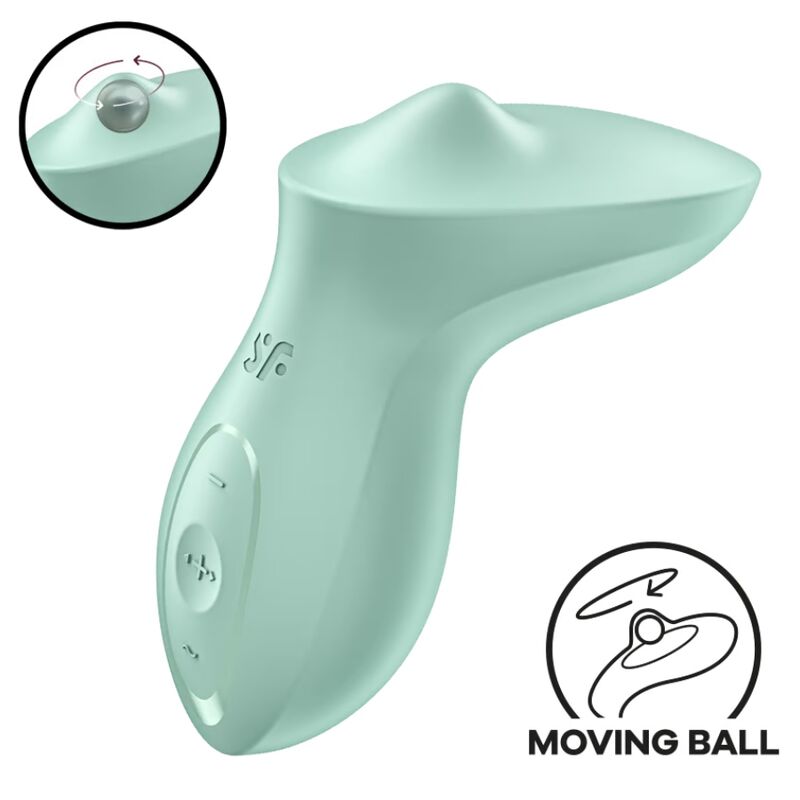 SATISFYER - VIBRATEUR EXCITERRR À POSER SUR LE CLITORIS MENTHE SATISFYER VIBRATOR