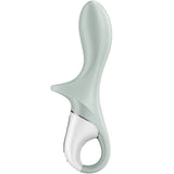 SATISFYER - AIR PUMP BOOTY 3 VIBRATEUR ANAL GONFLABLE GRIS VERT SATISFYER VIBRATOR
