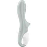SATISFYER - AIR PUMP BOOTY 3 VIBRATEUR ANAL GONFLABLE GRIS VERT SATISFYER VIBRATOR