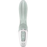 SATISFYER - AIR PUMP BOOTY 3 VIBRATEUR ANAL GONFLABLE GRIS VERT SATISFYER VIBRATOR