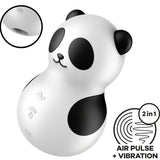 SATISFYER - POCKET PANDA STIMULATEUR & VIBRATEUR NOIR ET BLANC SATISFYER AIR PULSE
