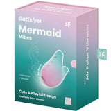 SATISFYER - MERMAID VIBES STIMULATEUR & VIBRATEUR MENTHE ET ROSE SATISFYER AIR PULSE