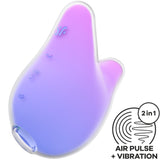 SATISFYER - MERMAID VIBES STIMULATEUR & VIBRATEUR VIOLET ET ROSE SATISFYER AIR PULSE