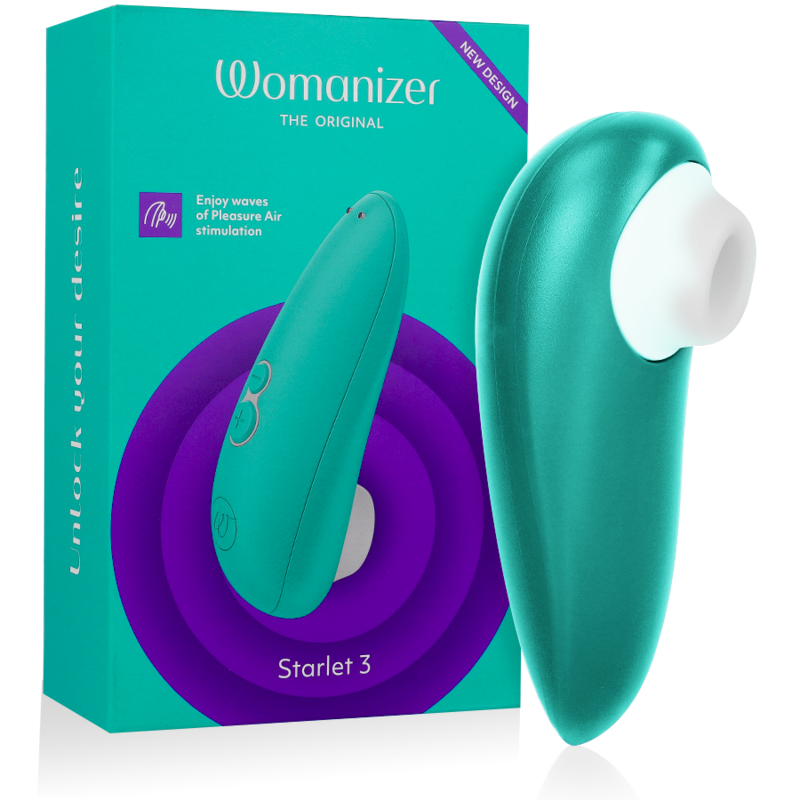 WOMANIZER - STIMULATEUR CLITORAL STARLET 3 TURQUOISE WOMANIZER
