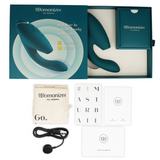 WOMANIZER - DUO 2 STIMULATOR BLEU PÉTROLE WOMANIZER