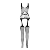 PASSION - BS 106 BODYSTOCKING BLANC TAILLE UNIQUE PASSION WOMAN BODYSTOCKINGS