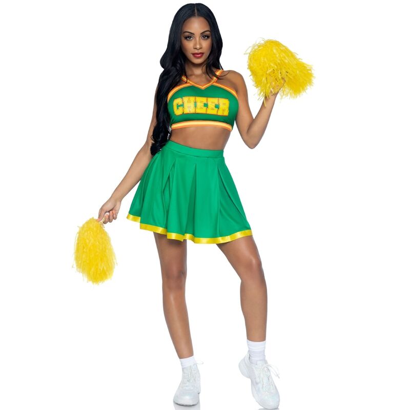 LEG AVENUE - COSTUME POM-POM GIRLS VERT M/L LEG AVENUE COSTUMES
