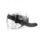 FETISH FANTASY SERIES - 19 CM VIBRANT CREUX STRAP-ON NOIR FETISH FANTASY SERIES