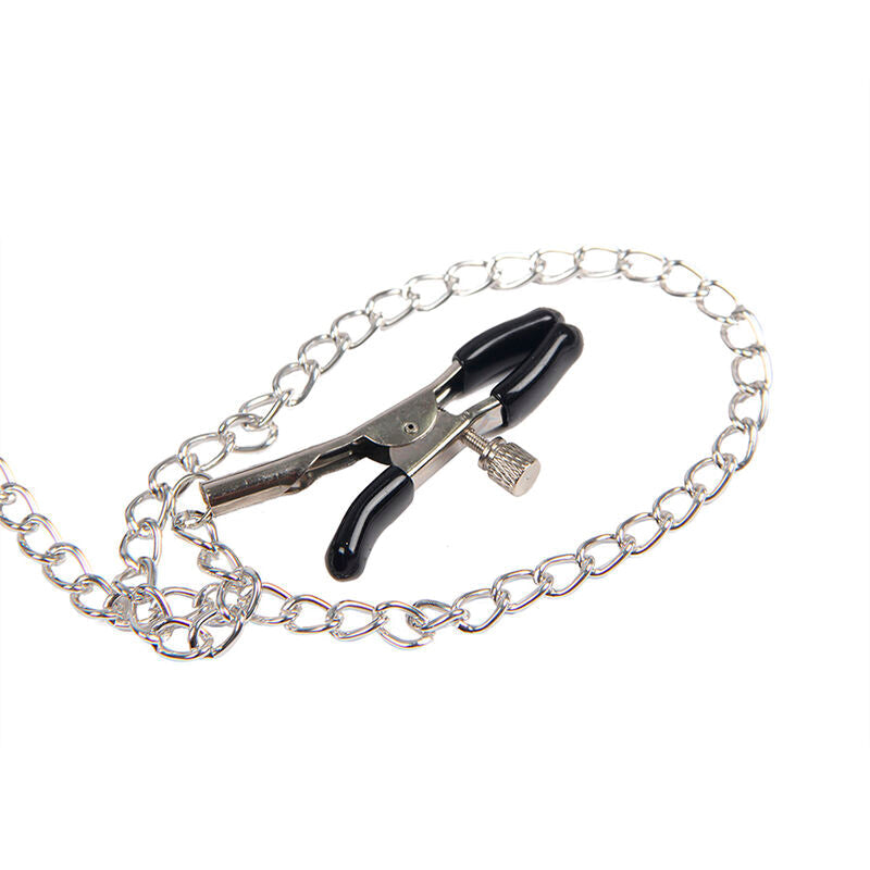 SUBBLIME - 953720 PINCES À SEINS EN CUIR BONDAGE NOIRES TAILLE UNIQUE SUBBLIME FETISH