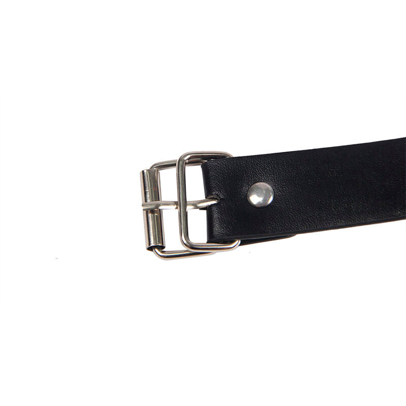 SUBBLIME - 953720 PINCES À SEINS EN CUIR BONDAGE NOIRES TAILLE UNIQUE SUBBLIME FETISH
