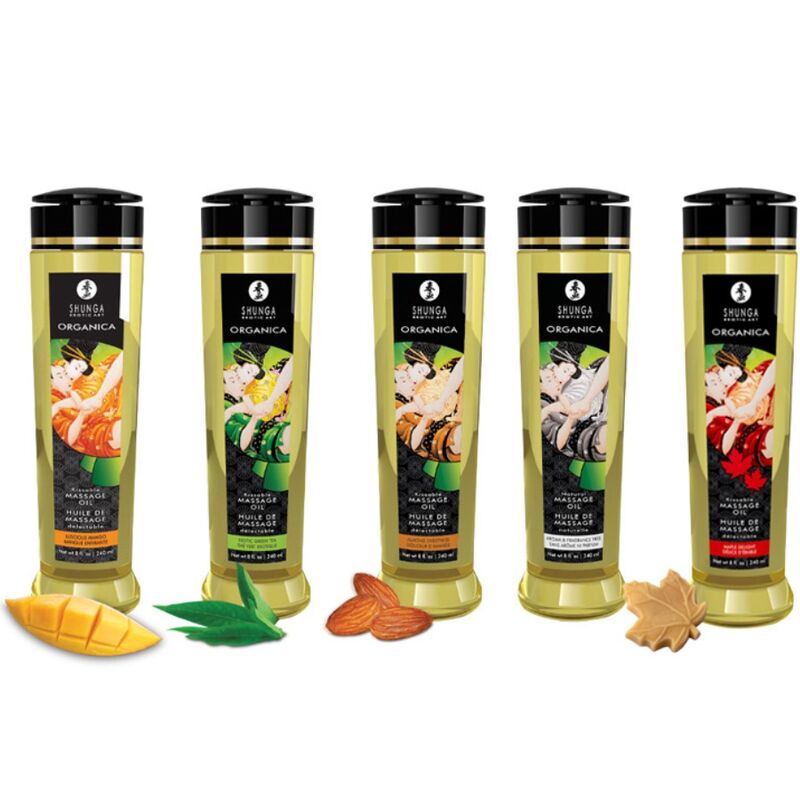 SHUNGA Mangue - Huile de massage bio 240 ml — vue 2