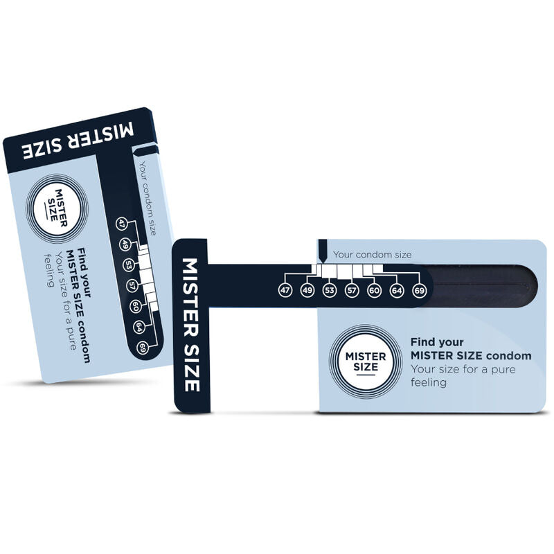 MISTER SIZE - DIMENSIONNEUR DE PRÉSERVATIFS (ANGLAIS) MISTER SIZE