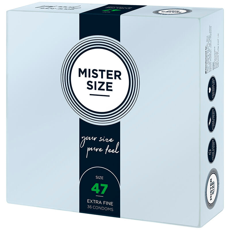 Mister Size 47 mm - Préservatifs taille XS, boîte de 36 — vue 2