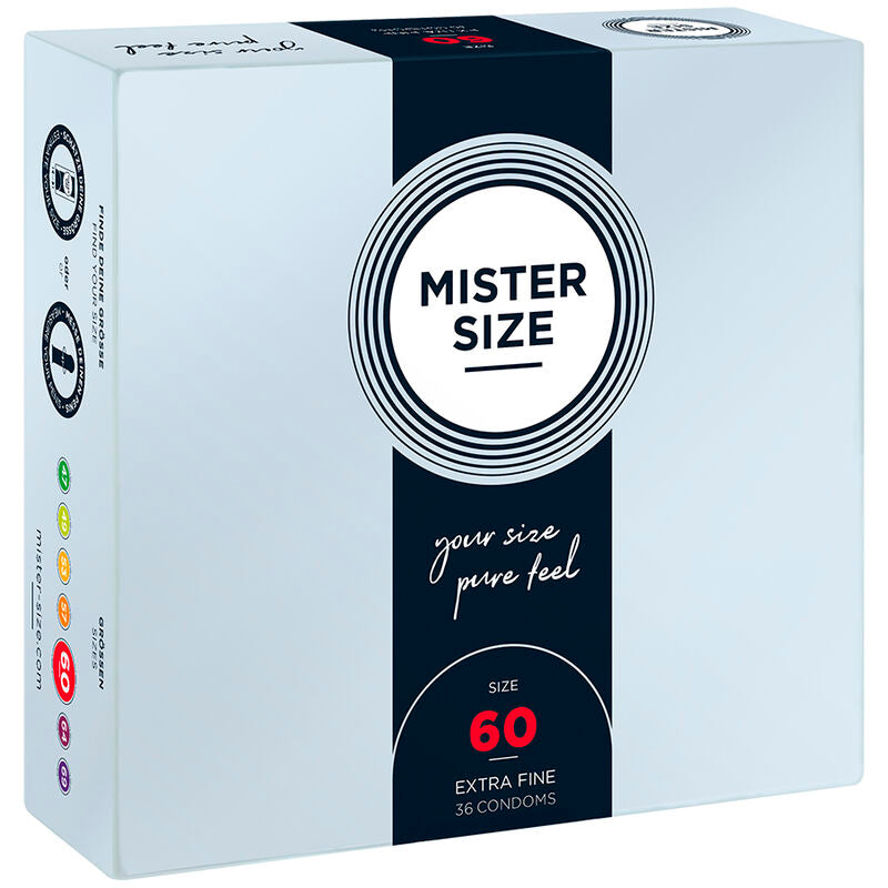 Mister Size 60 mm - Préservatifs taille XL, boîte de 36 — vue 1