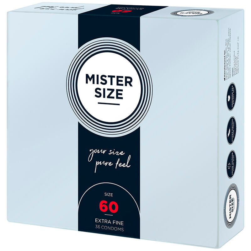 Mister Size 60 mm - Préservatifs taille XL, boîte de 36 — vue 2
