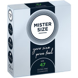 MISTER SIZE - PRÉSERVATIFS TAILLE XS 47 MM (3 UNITÉS) MISTER SIZE