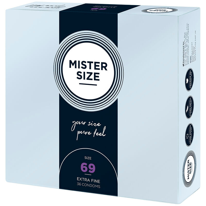 Mister Size 69 mm - Préservatifs taille XXXL, boîte de 36 — vue 2