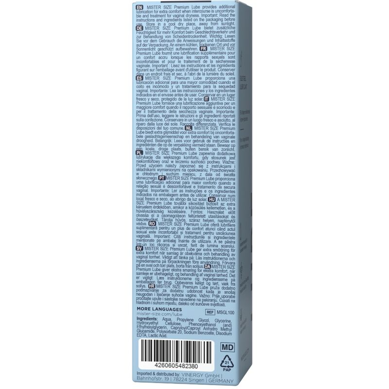 Mister Size - Lubrifiant premium 100 ml — vue 4