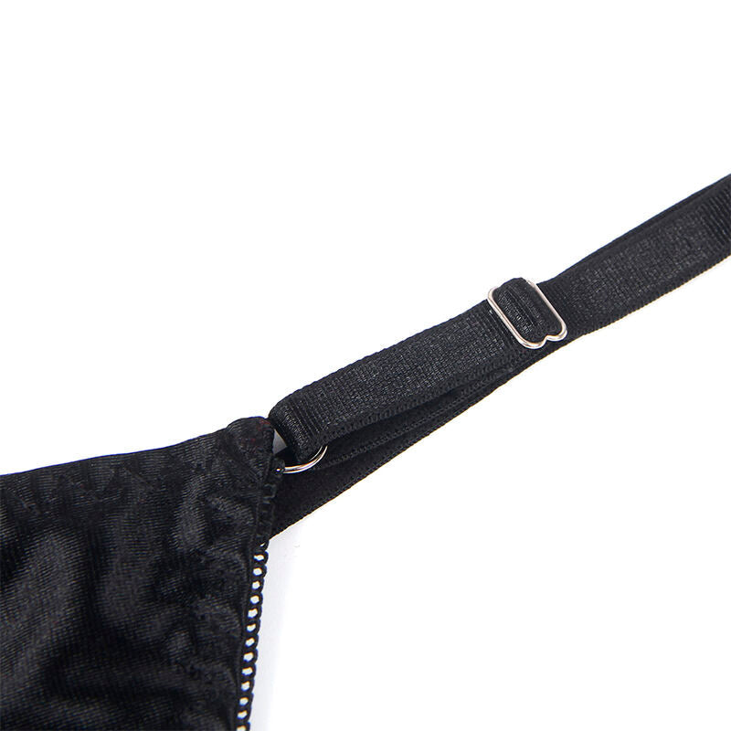 SUBBLIME - 955205 ENSEMBLE SOUTIEN-GORGE AVEC NŒUD NOIR RÉGLABLE L/XL SUBBLIME SETS