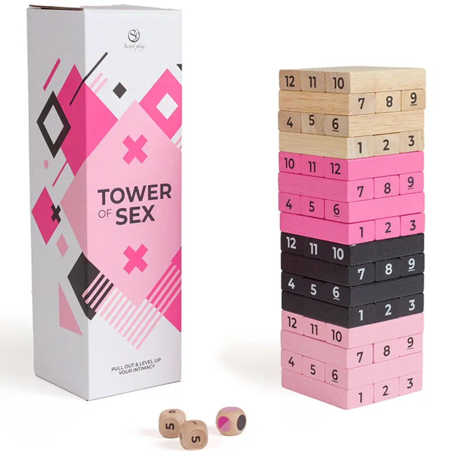 SECRETPLAY - JEU EN BOIS LA TOUR DU SEXE SECRETPLAY 100% GAMES