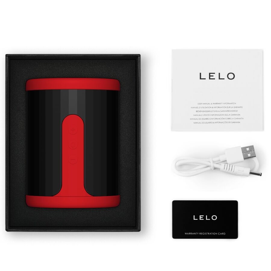 LELO - MASTURBATEUR POUR HOMME F2S™ TEAL ROUGE LELO