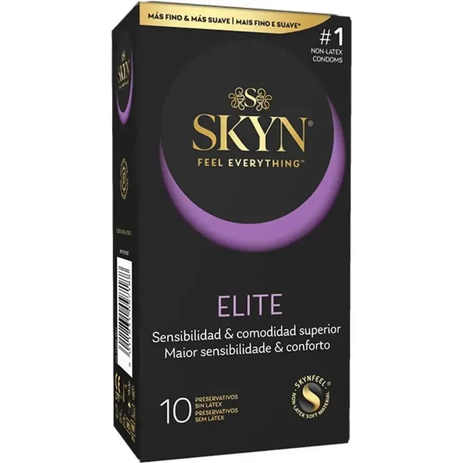 SKYN - PRÉSERVATIFS ULTRA-FINS ELITE 10 UNITÉS SKYN