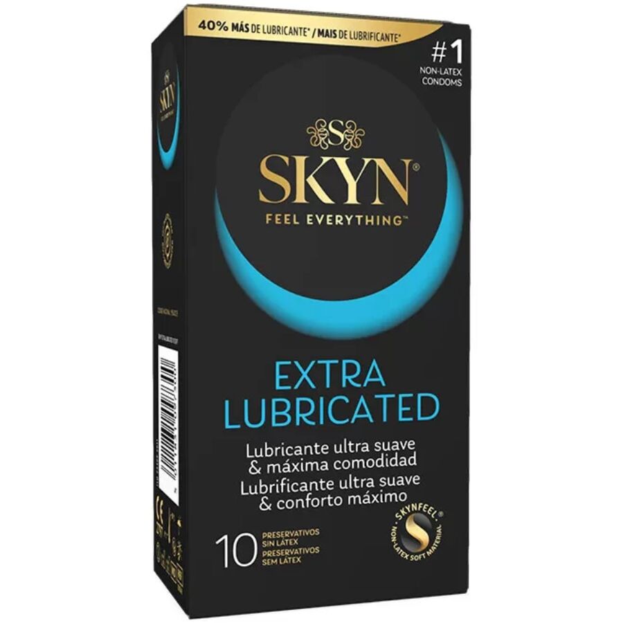 SKYN - PRÉSERVATIF EXTRA LUBRIFIÉ 10 UNITÉS SKYN