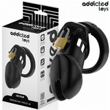 ADDICTED TOYS LOCKED - CAGE À PÉNIS OBSIDIAN HOLD TAILLE M ADDICTED TOYS LOCKED