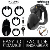ADDICTED TOYS LOCKED - MINDNIGHT CELL CAGE À PÉNIS TAILLE S ADDICTED TOYS LOCKED