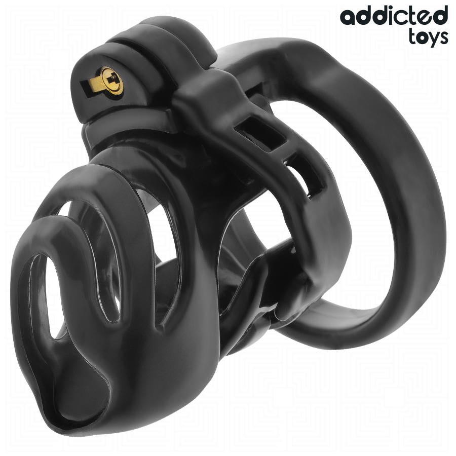 ADDICTED TOYS LOCKED - CAGE À PÉNIS À VERROUILLAGE ÉTERNEL 9 CM ADDICTED TOYS LOCKED