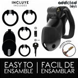ADDICTED TOYS LOCKED - MINDNIGHT CELL CAGE À PÉNIS TAILLE M ADDICTED TOYS LOCKED