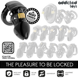 ADDICTED TOYS LOCKED - CAGE À PÉNIS CHASTETÉ PROFONDEUR 7,5 CM ADDICTED TOYS LOCKED