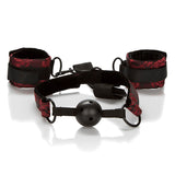 CALEXOTICS - SCANDAL BÂILLON BOULE RESPIRANT AVEC MENOTTES CALEXOTICS