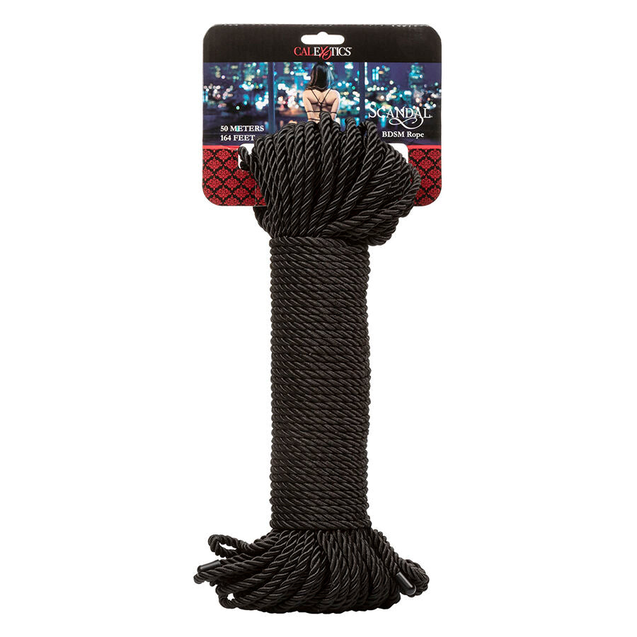 CALEXOTICS - SCANDAL CORDE BDSM NOIRE 50 M CALEXOTICS