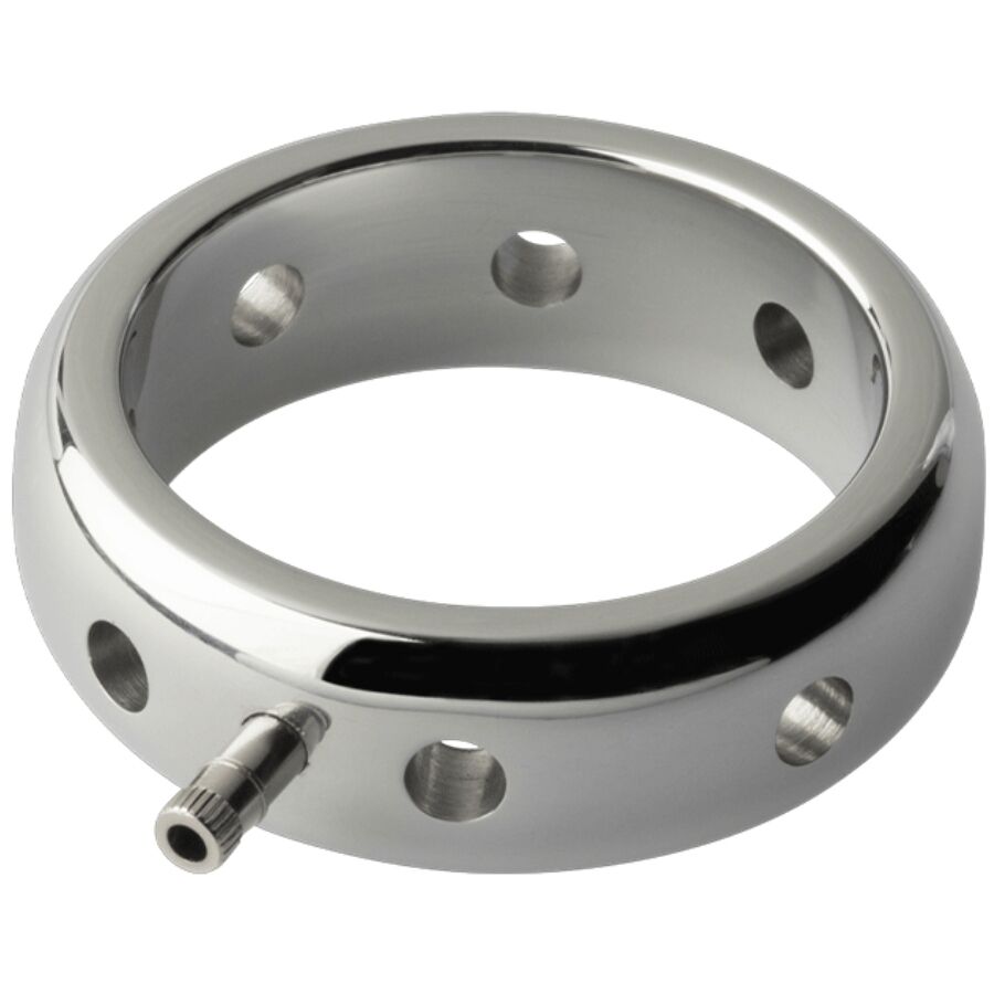 ELECTRASTIM - ANNEAU PÉNIS ÉLECTROMAGNÉTIQUE PRESTIGE EN MÉTAL 46 MM ELECTRASTIM