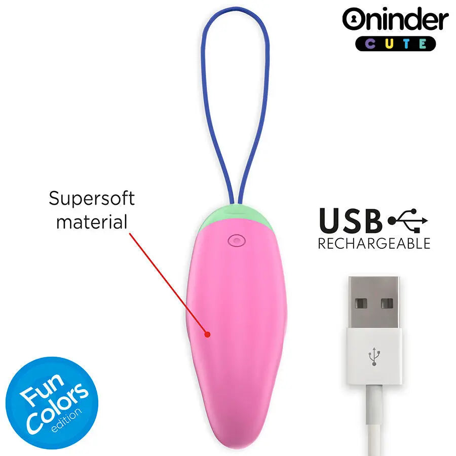 ONINDER CUTE - ŒUF EN SILICONE VIBRANT ET ROTATIF À 360° - APPLICATION MONDIALE GRATUITE ONINDER CUTE