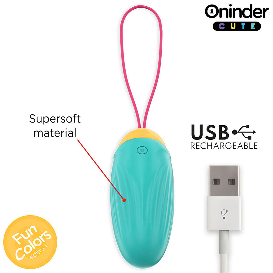 ONINDER CUTE - ŒUF VIBRANT LOVE PLEASURE - PIERRES EN SILICONE ROTATIVES - APPLICATION MONDIALE GRATUITE ONINDER CUTE
