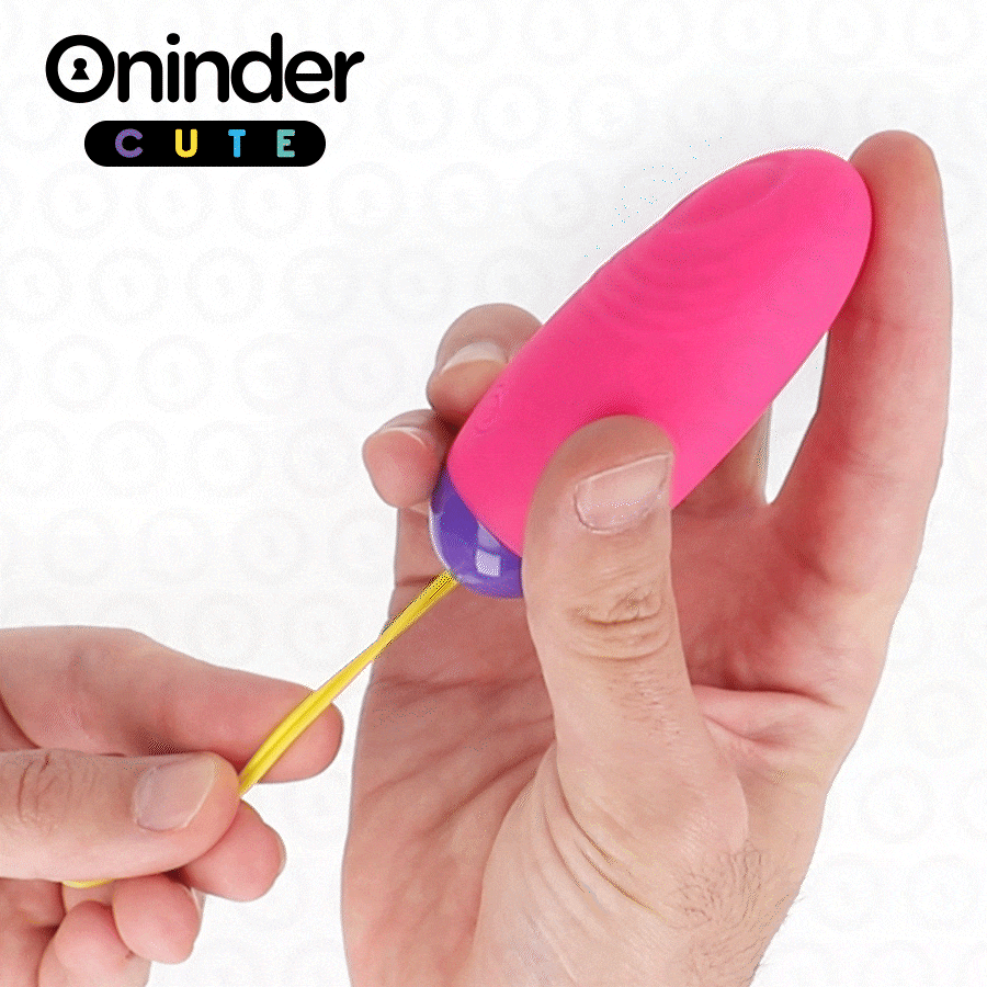 ONINDER CUTE - ŒUF EN SILICONE À VIBRATIONS ET TAPOTEMENTS - APPLICATION MONDIALE GRATUITE ONINDER CUTE