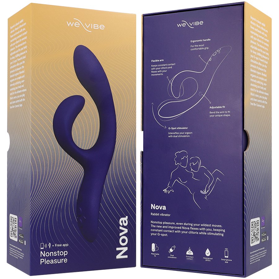 We-Vibe Nova 3 bleu nuit - Rabbit vibrant connecté - photo produit 7