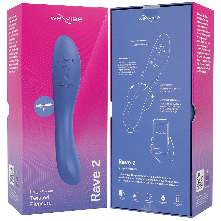 WE-VIBE - RAVE 2 VIBRATEUR POINT G BLEU WE-VIBE