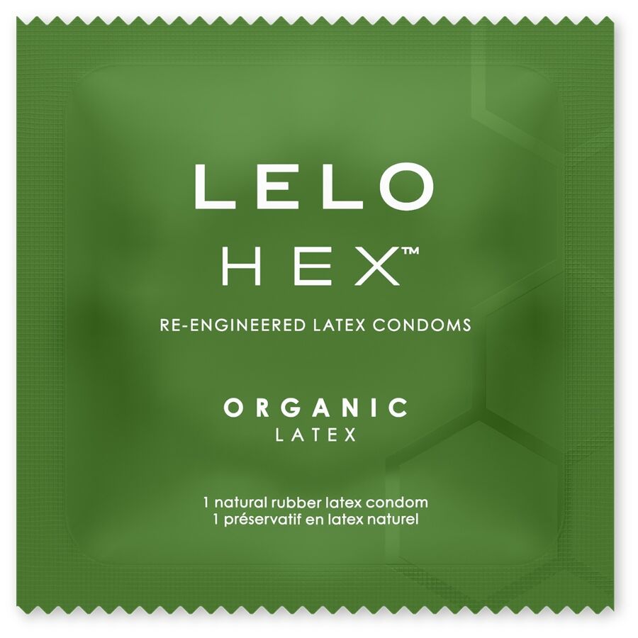 LELO - HEX BOÎTE DE PRÉSERVATIFS BIOLOGIQUES 3 UNITÉS LELO