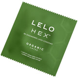 LELO - HEX BOÎTE DE PRÉSERVATIFS BIOLOGIQUES 12 UNITÉS LELO