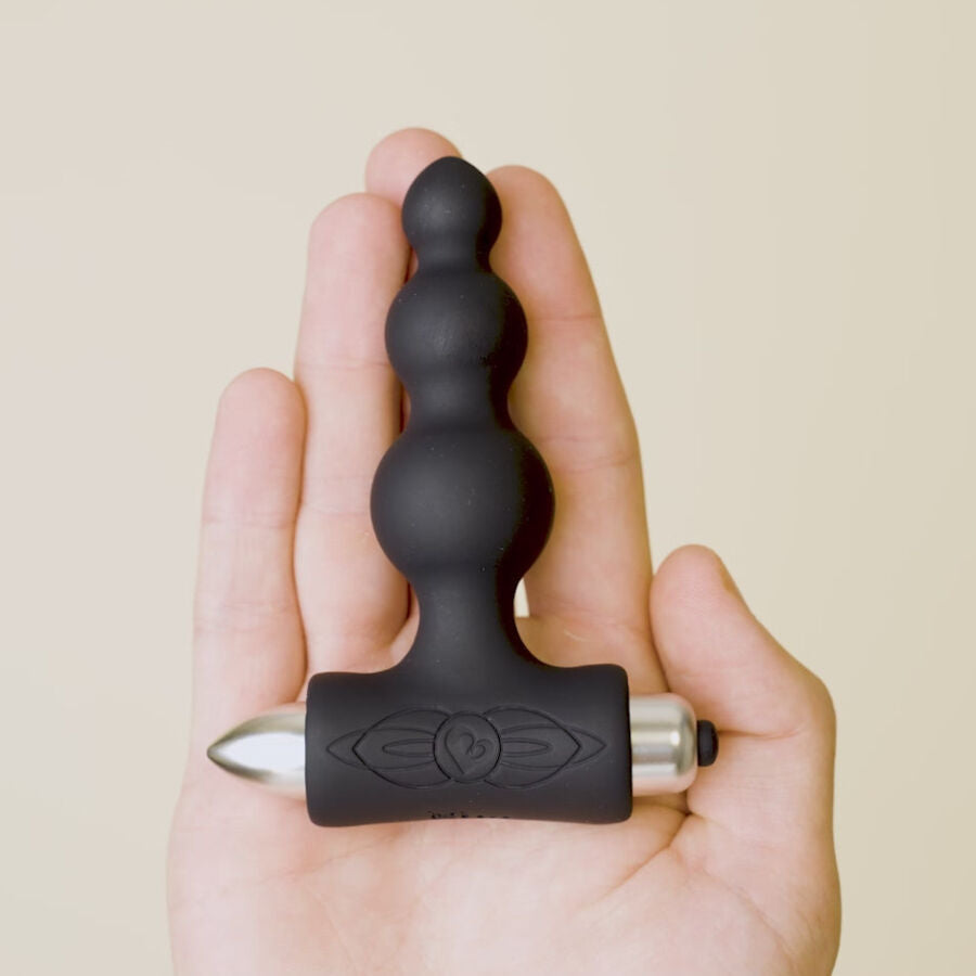 ROCKS-OFF - PETITE SENSATIONS BUBBLES ANAL PLUG VIBRATEUR NOIR ROCKS-OFF